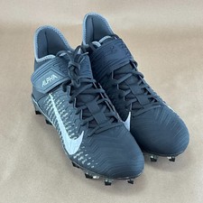 Nike Alpha Menace Pro 2 Mid Cleats 12 Black/White-Cool Grey AQ3209 002 New Men`s