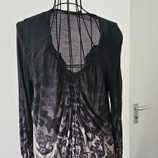 Marc Aurel Damen Bluse M/L schwarz/grau Paisl...