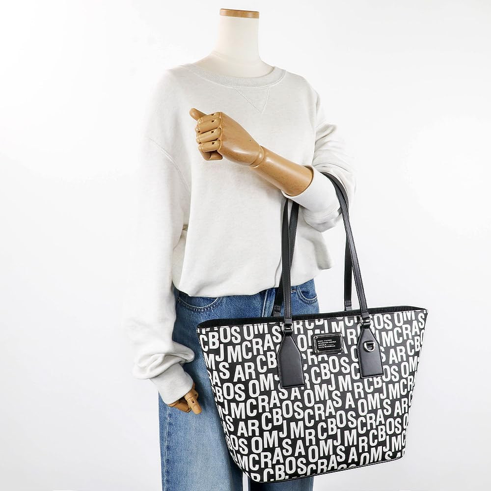 Marc Jacobs LG TOTE 4S4HTT005H02 005 BLACK/WHITE | eBay