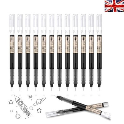 12er-Pack 0,5 mm Flüssige Tinte Tintenroller - Glattes Schreiben für alle Stile