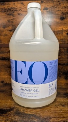 EO Shower Gel Body Wash 1 Gallon French Lavender Essential Oils Sealed