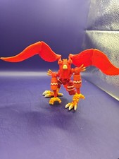 Bandai Digimon BIRDRAMON/ GARUDAMON 6" Digivolving Figure - Incomplete 1999