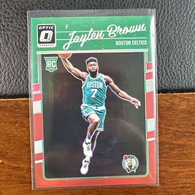 2016-17 Panini Donruss Optic Jaylen Brown #153 RC Rookie Red /99