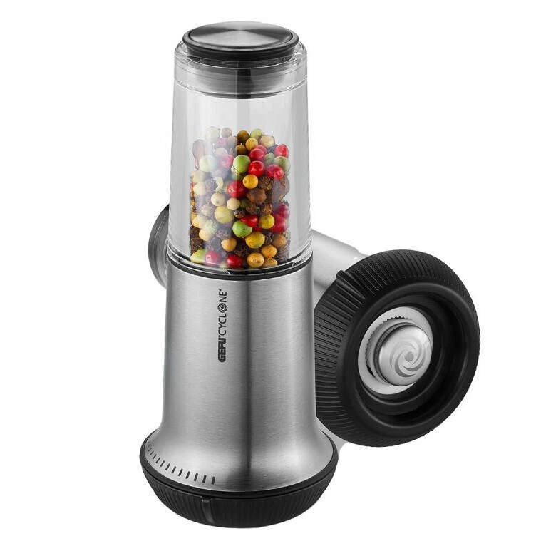 Genuine! GEFU X-Plosion Salt or Pepper Mill Medium S/S Manual Ceramic Grinder!