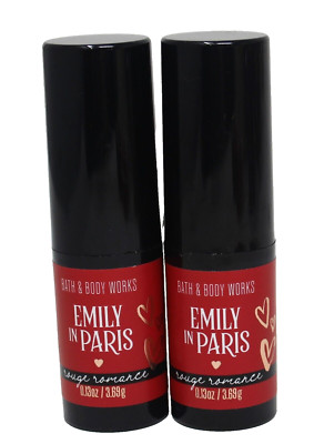Bath & Body Works Emily in Paris Rouge Romance Lipstick Red Lot of 2 Brand New