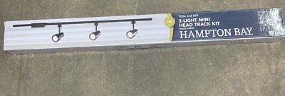 Hampton Bay Mini Head Rack Track Kit 44'' Black Integrated LED 1004 612 899