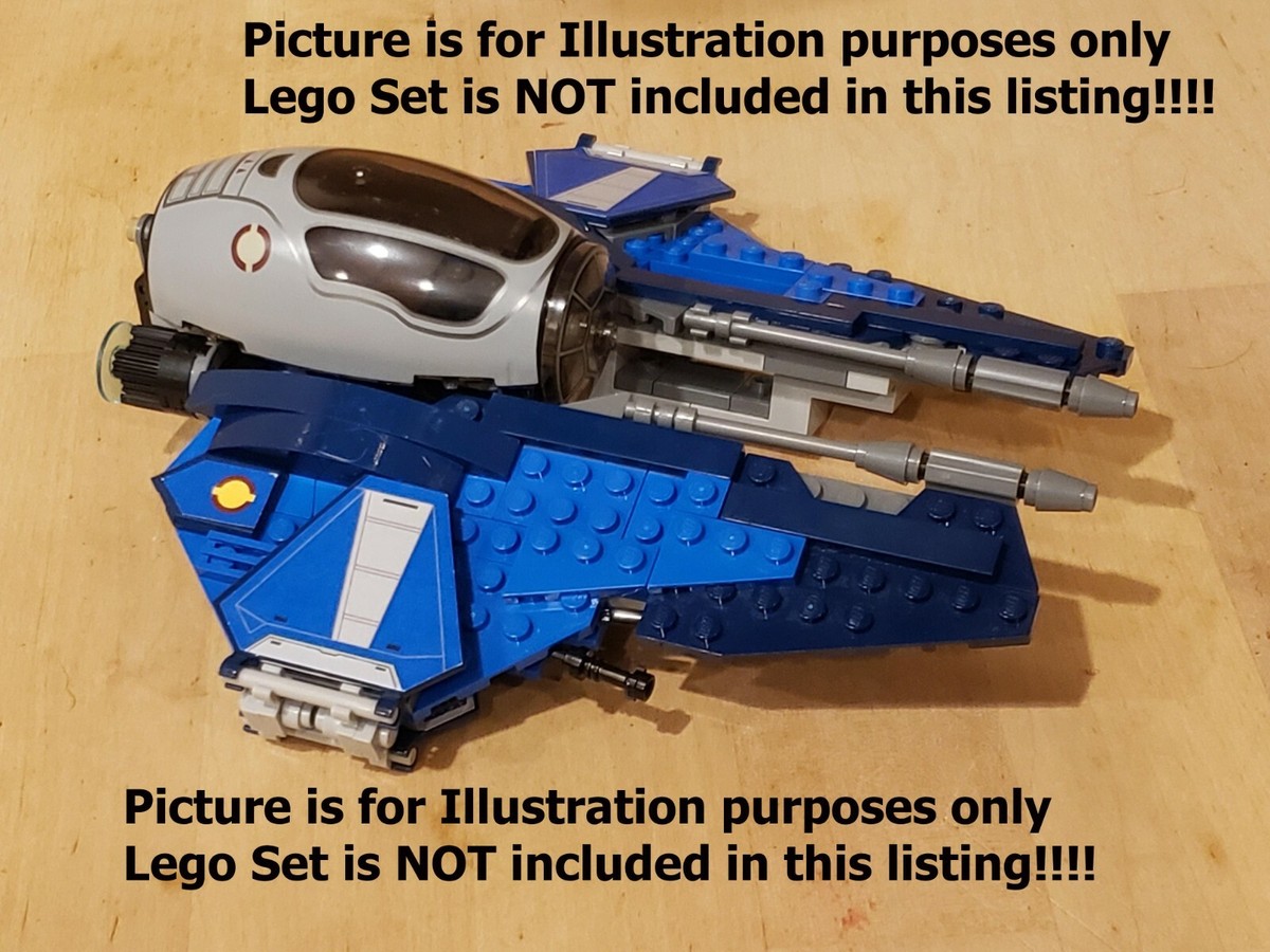 LEGO STAR WARS Obi-Wan Kenobi's Blu Jedi Starfighter Da 7661 Senza - Foto 11