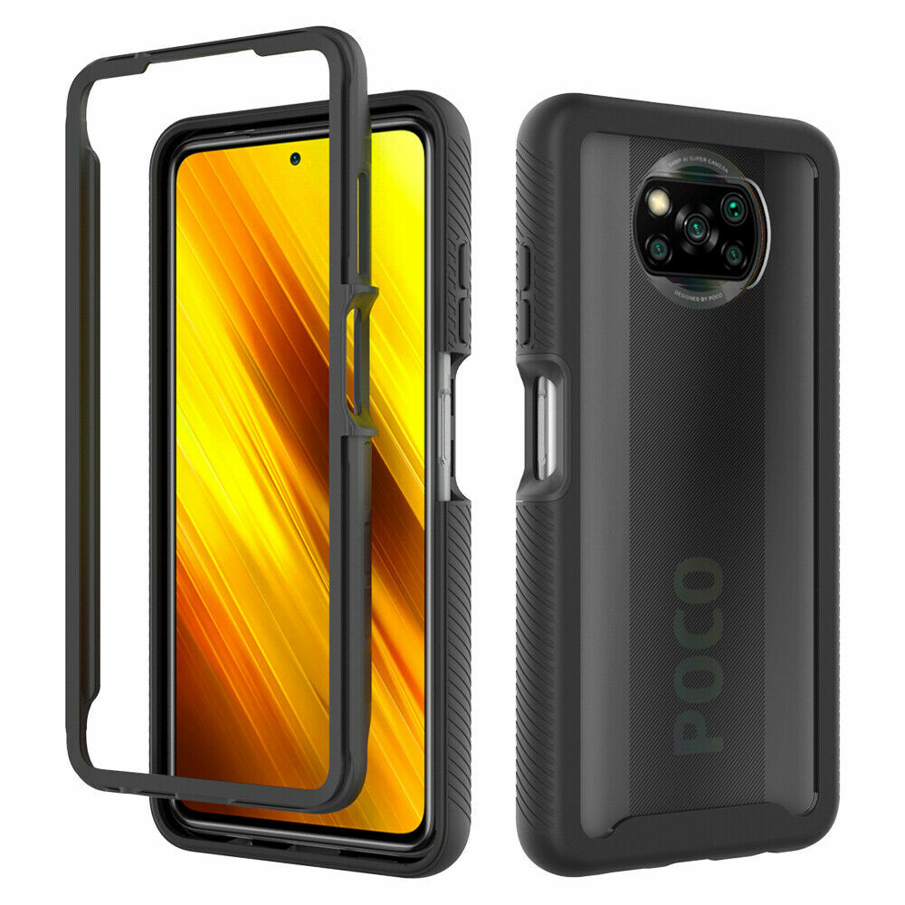 For Xiaomi Poco X3 NFC Phone Case Rugged Shockproof Bumper Clear