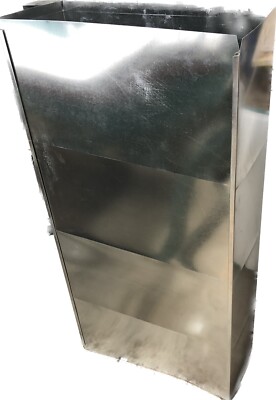 SUPPLY AIR TRUNK DUCT 22 X 8 X 48 LONG GALVANIZED STEEL 26 GAUGE