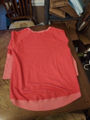 University Of Georgia Bulldogs Vintage Crew Women's Neck Sweater Size Med Red - Picture 8 of 8