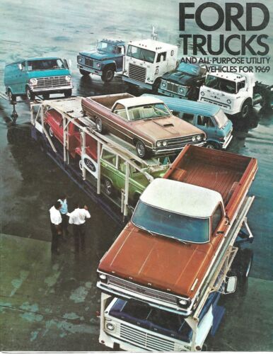 Truck Brochure - Ford - Product Line Highlights- 1969 (T3590) - Foto 1 di 1