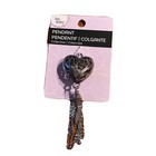 silver tone heart pendant
