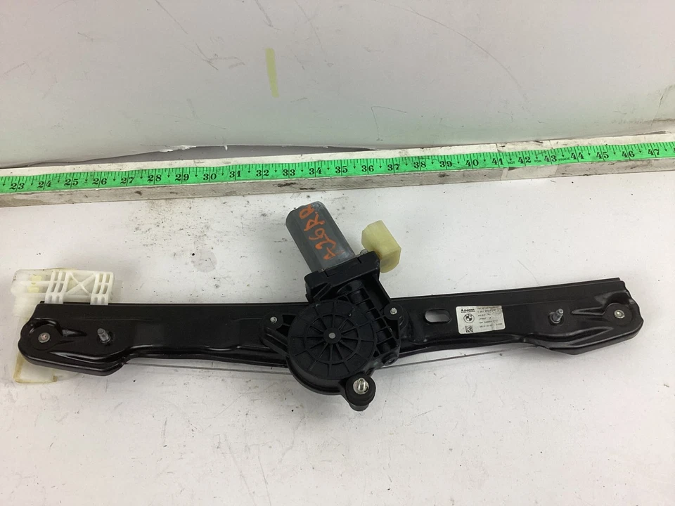 2012-2015 BMW 320i xDrive Rear Right Side Window Regulator W/ Motor 7351050 OEM - Image 3 of 4