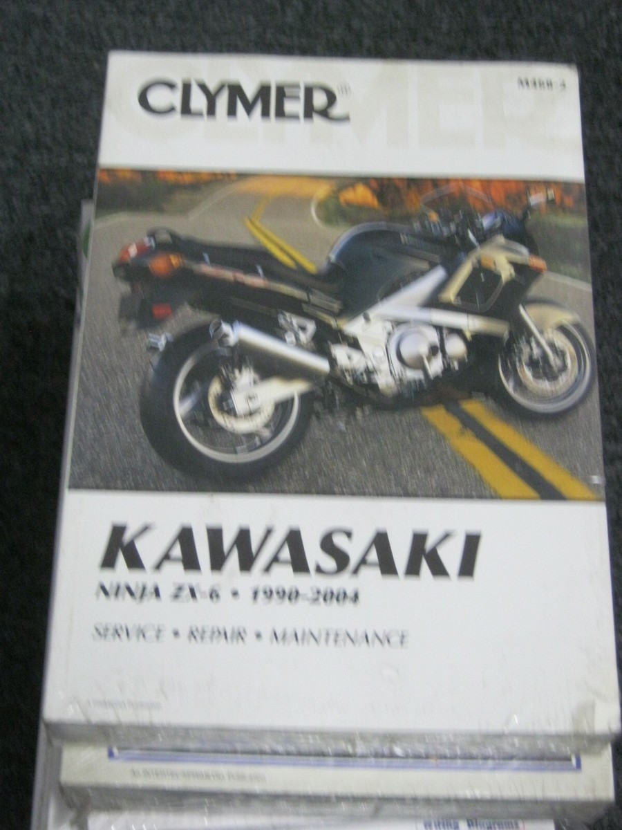 Kawasaki Ninja ZX6R ZX600 ZZR600 Sport bike Service Repair