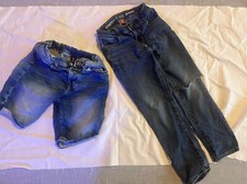 Lot Of 2 Boys Jeans/ Jean Shorts, Size 6 / 6x - Children's Place, H M