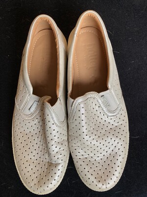 Ladies Hotter Daisy Shoes size Flat and comfy neutral slip ons