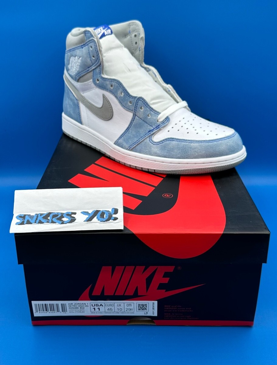 スニーカー Nike Air Jordan 1 High cut Hyper  Smoke Grey 555088-402 Air Jordan 1 High 