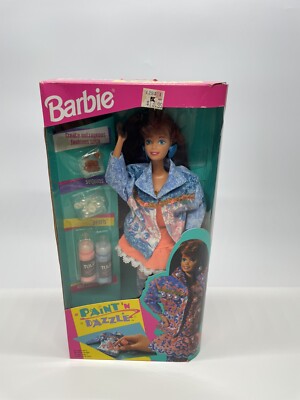 Barbie 1993 Paint 'n Dazzle Made in Malaysia NRFB x
