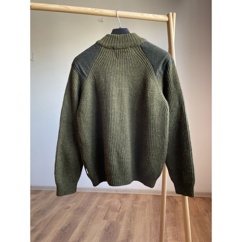 Peregrine Foxton Rib Knit Half Zip Wool Sweater - Picture 2 of 7