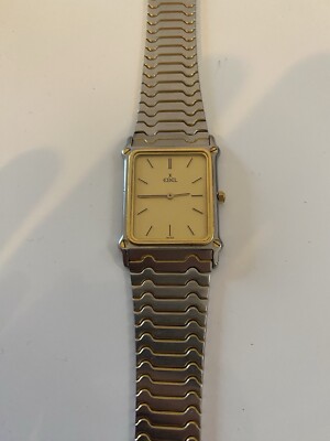 Ebel Uhr eckig 181902   Selten Getragen