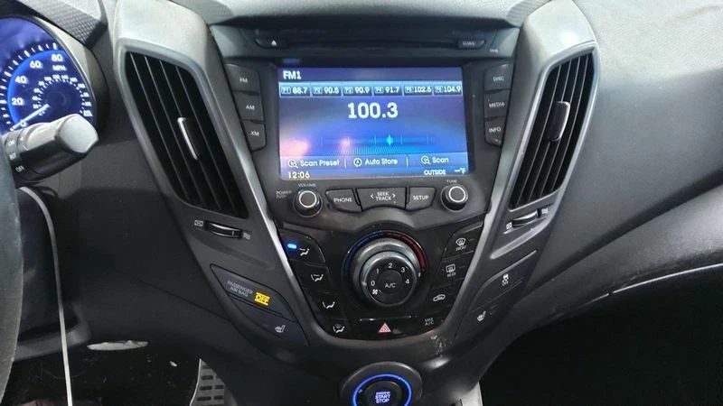 Hyundai Veloster 2012-2015 receptor de pantalla de radio navegación por satélite OEM 96560 2V700 Foto 4 de 4
