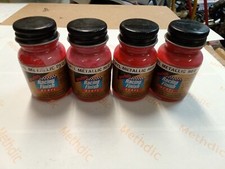 Pactra Racing Finish Acryl RC5504 Metallic Red Lot Of 4