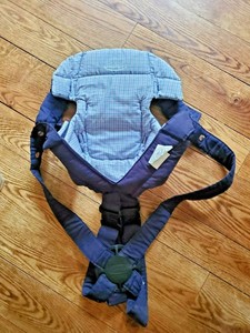 Infantino Go Go Rider Carrier In Navy Baby Blue Plaid Color Ebay