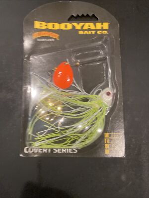 Booyah Covert 120GC729 1/2 0z White Chart Silver SC / PR CHT
