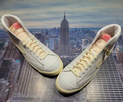 Nike Blazer Mid '77 Vintage EMB Popcorn White Mens Size 15 CW6421 100 New