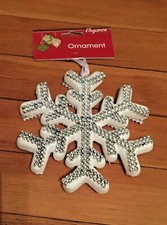 White Foam Snowflake Decor, Ornament, Christmas Decoration - 10 total Stunning 