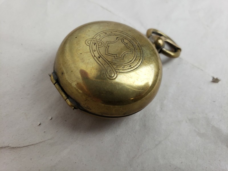 Great antique / vintage silver? locket, goldplated