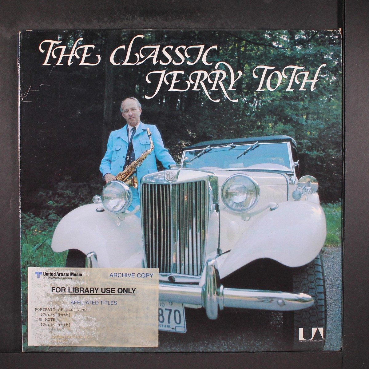 UA レコード JERRY TOTH: the classic UA 12
