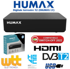 Decoder Digitale Terrestre DVB T2 HD HDMI Ricevitore TV USB H.265 HEVC DVB-T2