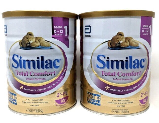 Lot of 2 Similac Total Comfort Infant Formula Expiration Date 07/23