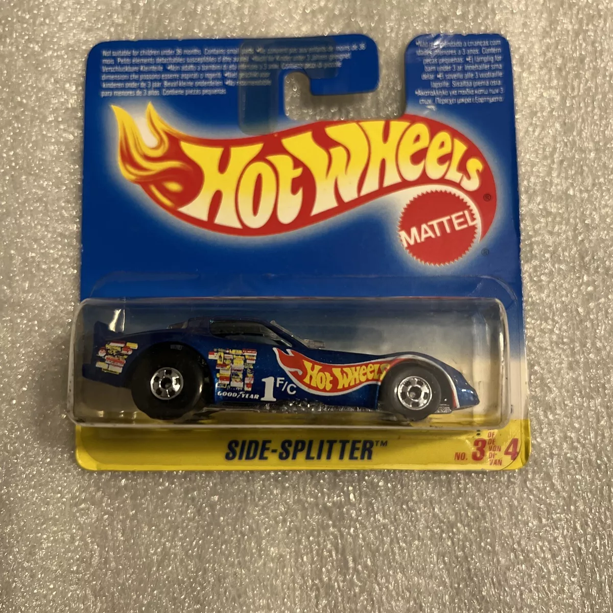 Hot Wheels International 1995 Side Splitter SERIES 1 RACE TEAM 3