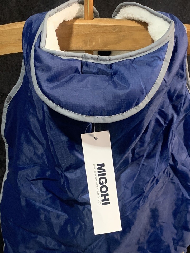 MIGOHI Reflective Waterproof Windproof Dog Coat Cold Weather, Size L