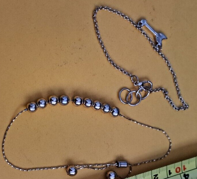 set 2 goldtone chain bangle bracelets, arrow char… - image 8