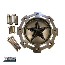 Kmc Xd Series 811 Rockstar 2 Matte Black W Black Star Center Cap Sc-198 Sc-190