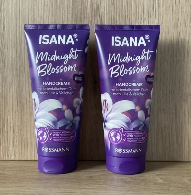 (99,95 /L) Isana Handcreme Midnight Blossom Lilie & Veilchen Set 2x100ml