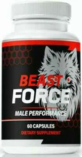 Beast Force ed Pills, BeastForce for Male Health & Performance 60ct, (Pack of 2)