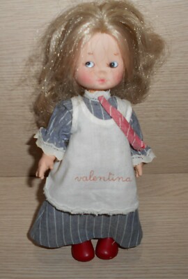 Lot De 2 Poupées Furga Valentina Vintage Années 60 – 26 Cm, Cheveux Blonds, Yeux Bleus, État Impeccable