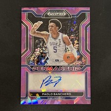 2022 Panini Purple Ice Prizm DP Penmanship Paolo Banchero RC Rookie AUTO /99