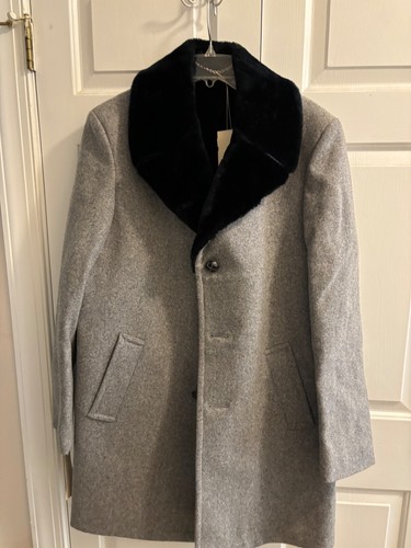 NWT Men's Heavy Winter Grey Anderson-Little Coat Size 42L
