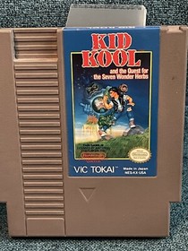 Kid Kool and the Quest for the Seven Wonder Herbs (NES 1990) W/ Case