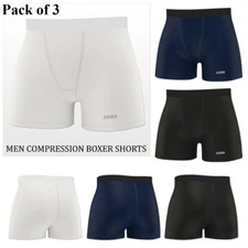 Mens Compression Boxer Shorts Sports Briefs skin tight fit gym pants Base layers