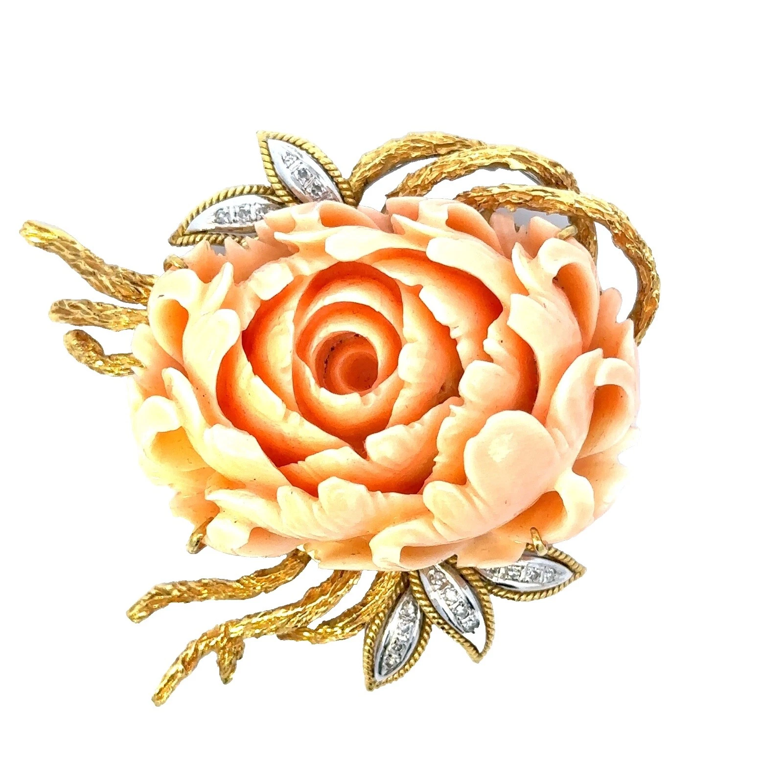 Броши и булавки ручной работы из желтого золота