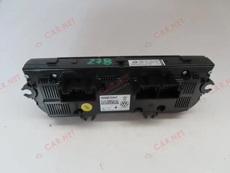 COMANDI CLIMA RISCALDAMENTO AUTOMATICO VW GOLF VII GTI 5G1 5G0907044T 5HB011181 - Image 4 of 4
