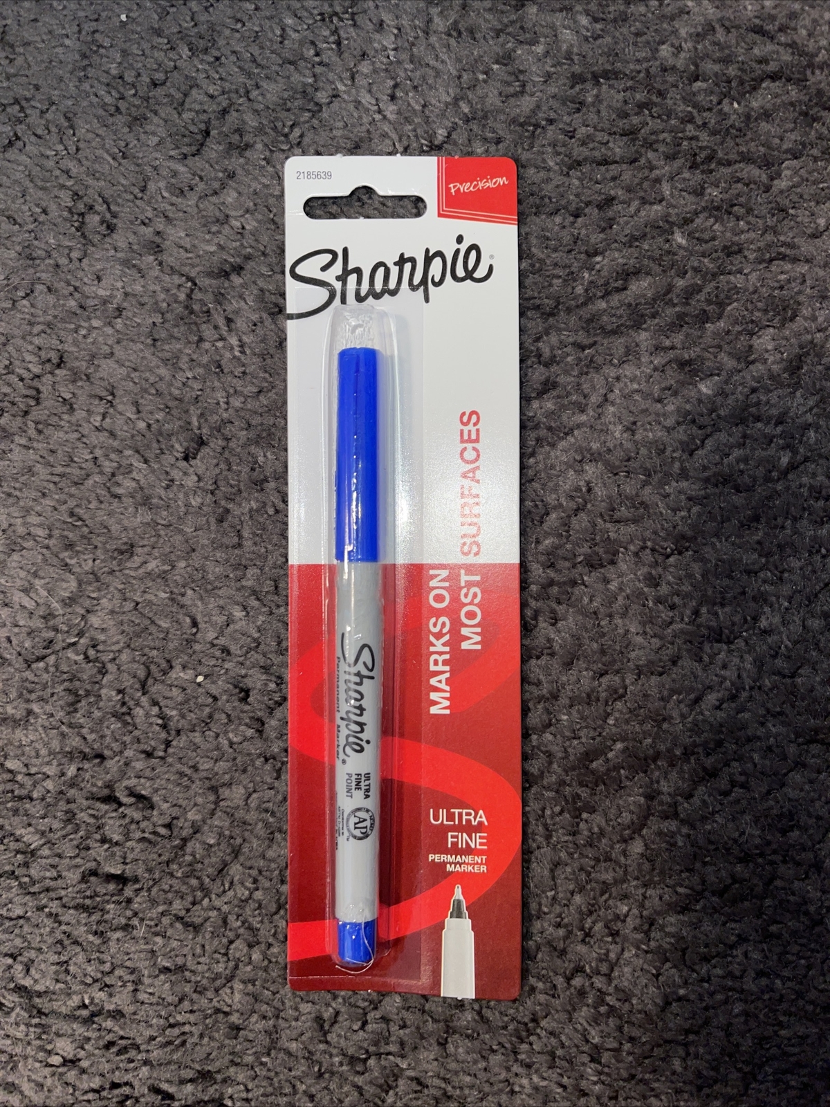 ULTRA FINE BLUE Sharpie Fine Point Permanent Marker 1 Single