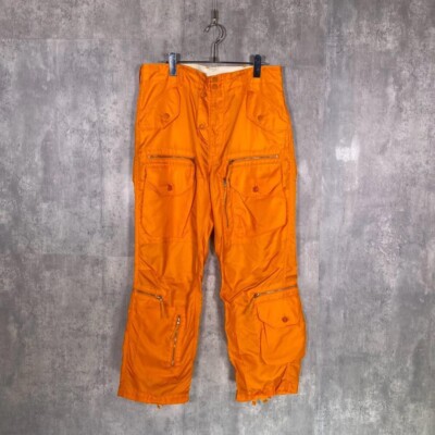 Engineered Garments BEAMS Flight Pants NYLON size S color orange