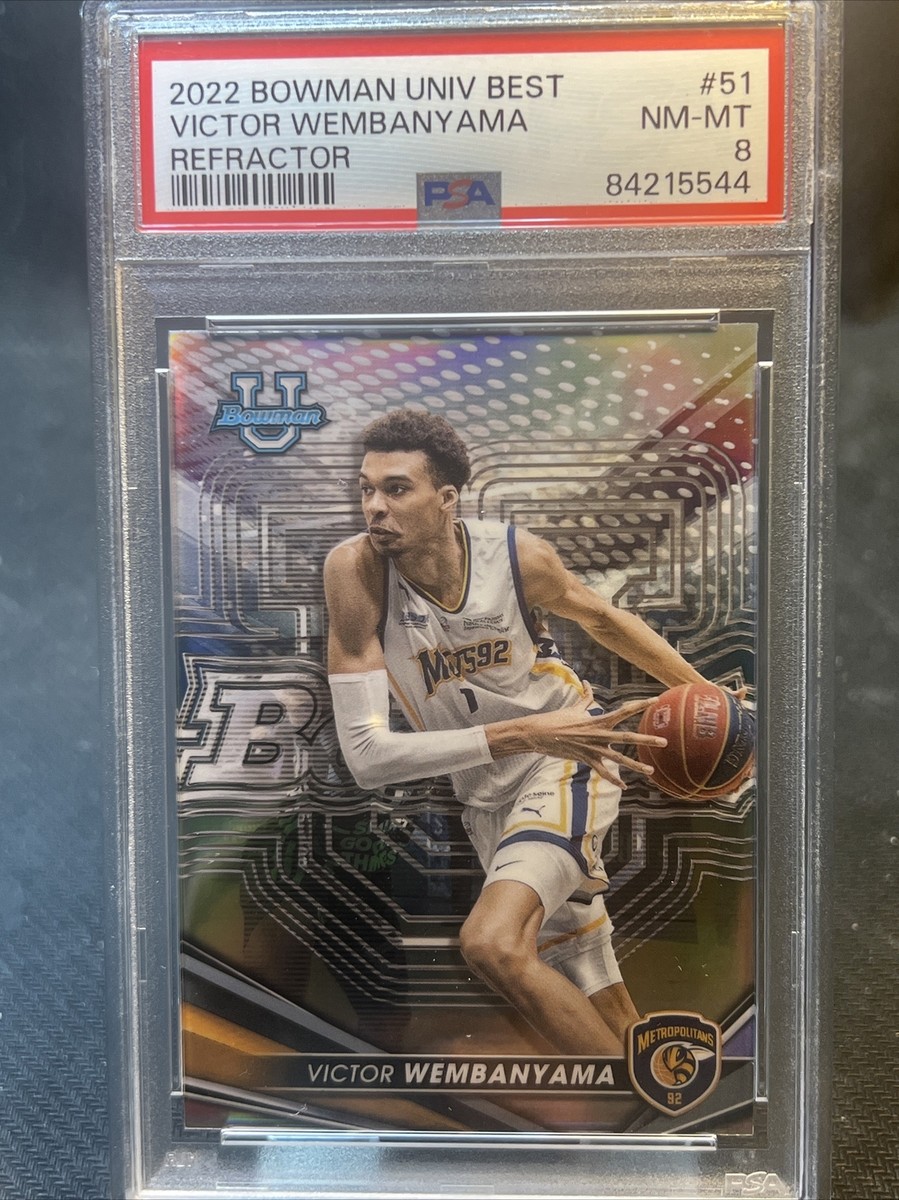 2022-23 Bowman Best University Refractor Victor Wembanyama RC | eBay